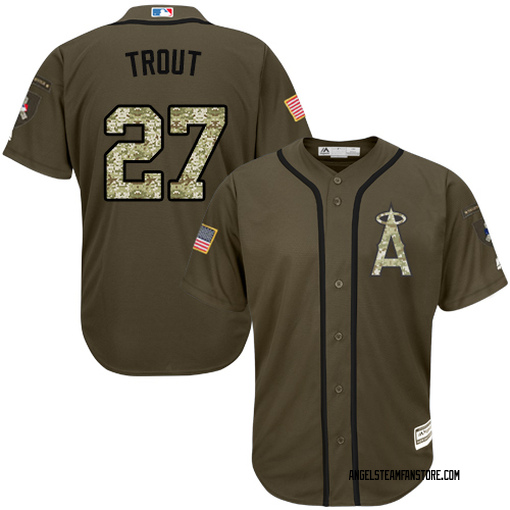 mike trout majestic jersey