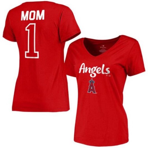 Women's Nike Los Angeles Angels of Anaheim Light Blue Practice TShirt
